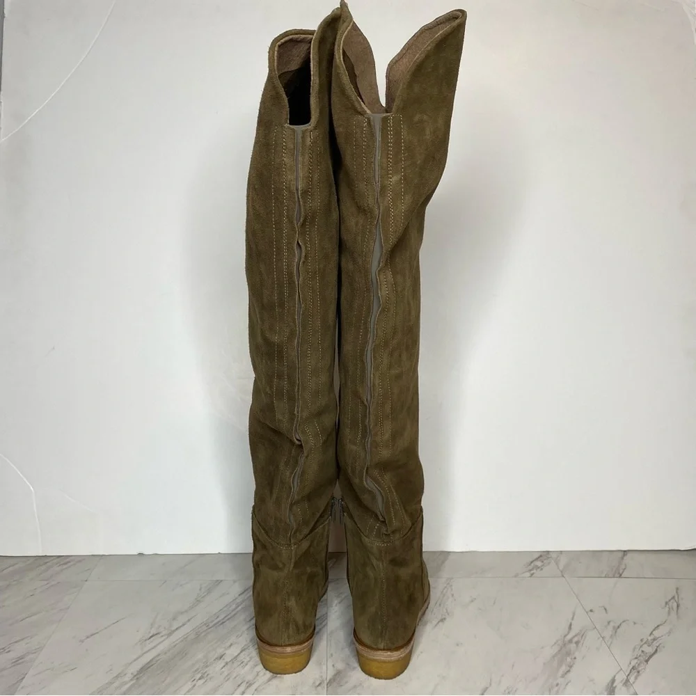 Free People Banks Slouch Suede Over the Knee Boot 6 1/2
